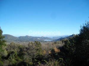 Terrain constructible à Muro, vue plaine et barrage